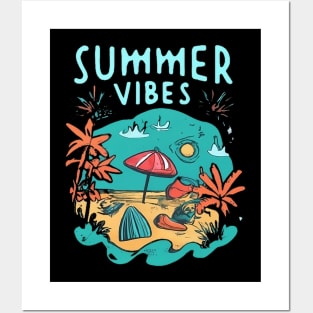 summer vibes only Posters and Art